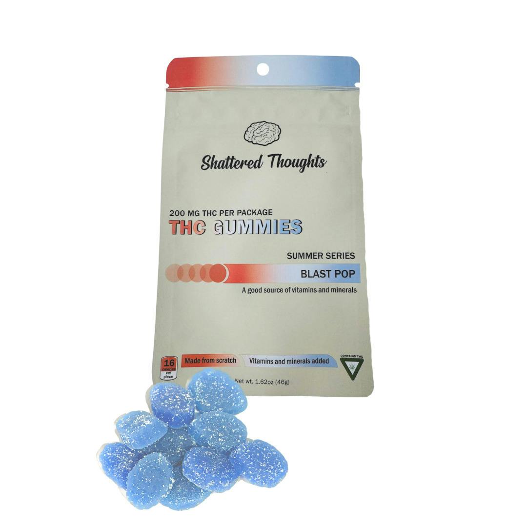 Shattered Thoughts | Blast Pop Gummies | 10x20mg