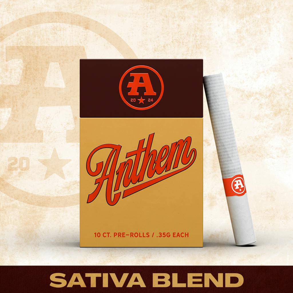 Anthem Sativa Blend Pre-Roll Pack 0.35g ea | 5-Pack
