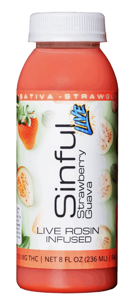 Strawberry Guava Sativa Live Rosin Drink