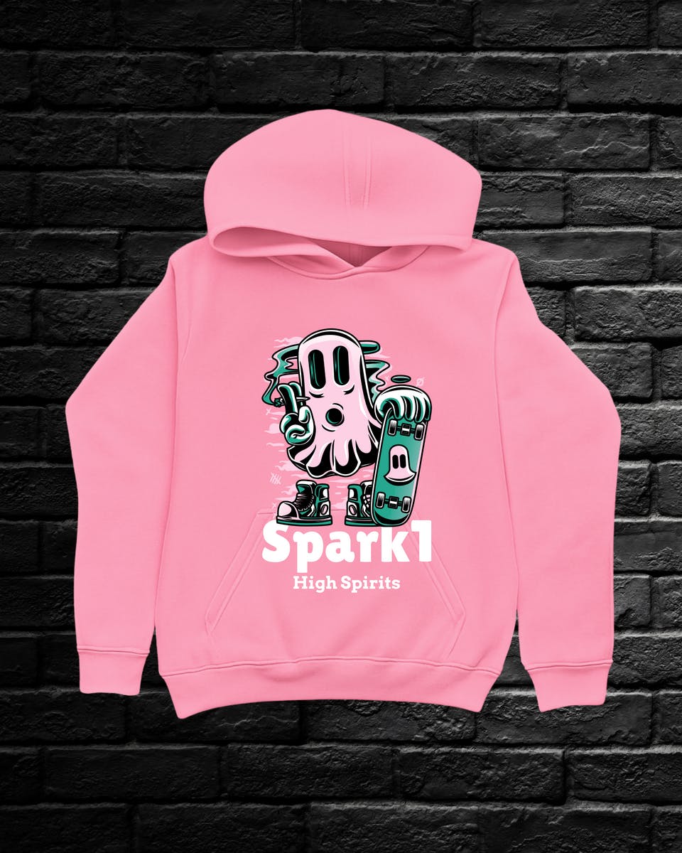 Spark1 High Spirits Pink Hoodie - X-LARGE