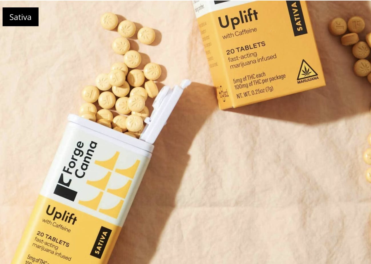 High Road Low Dose Tablets - Uplift 3:1 - THC + Caffeine