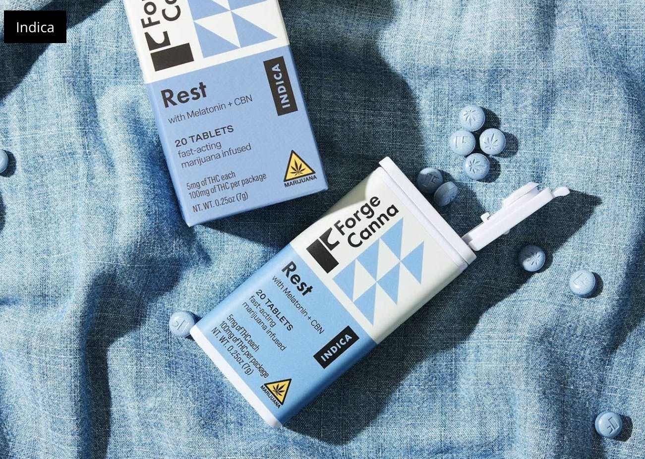 High Road Low Dose Tablets - Rest 5:5:2 - THC + CBN + Melatonin