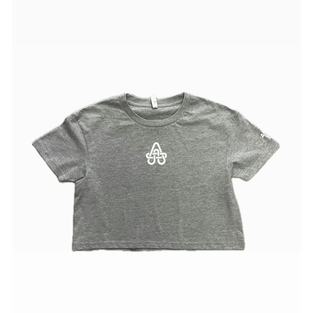The Artist Tree Heather Grey Crop Top