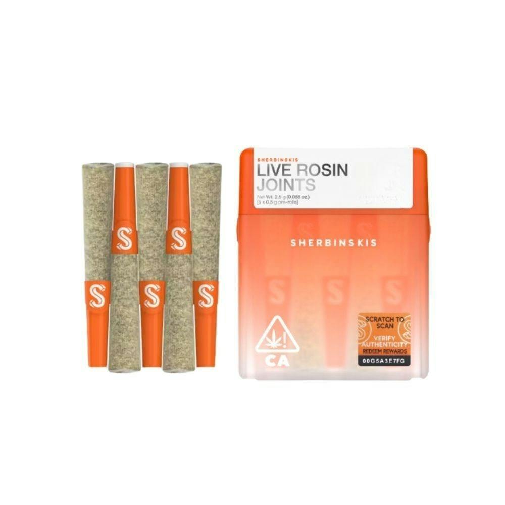 SHERBINSKI: Sherbinski zztop (I) Live Rosin Infused 5pk 2.5g