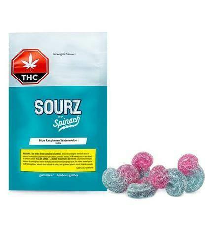 Spinach - SOURZ by Spinach - Blue Raspberry Watermelon Indica - 5x5g