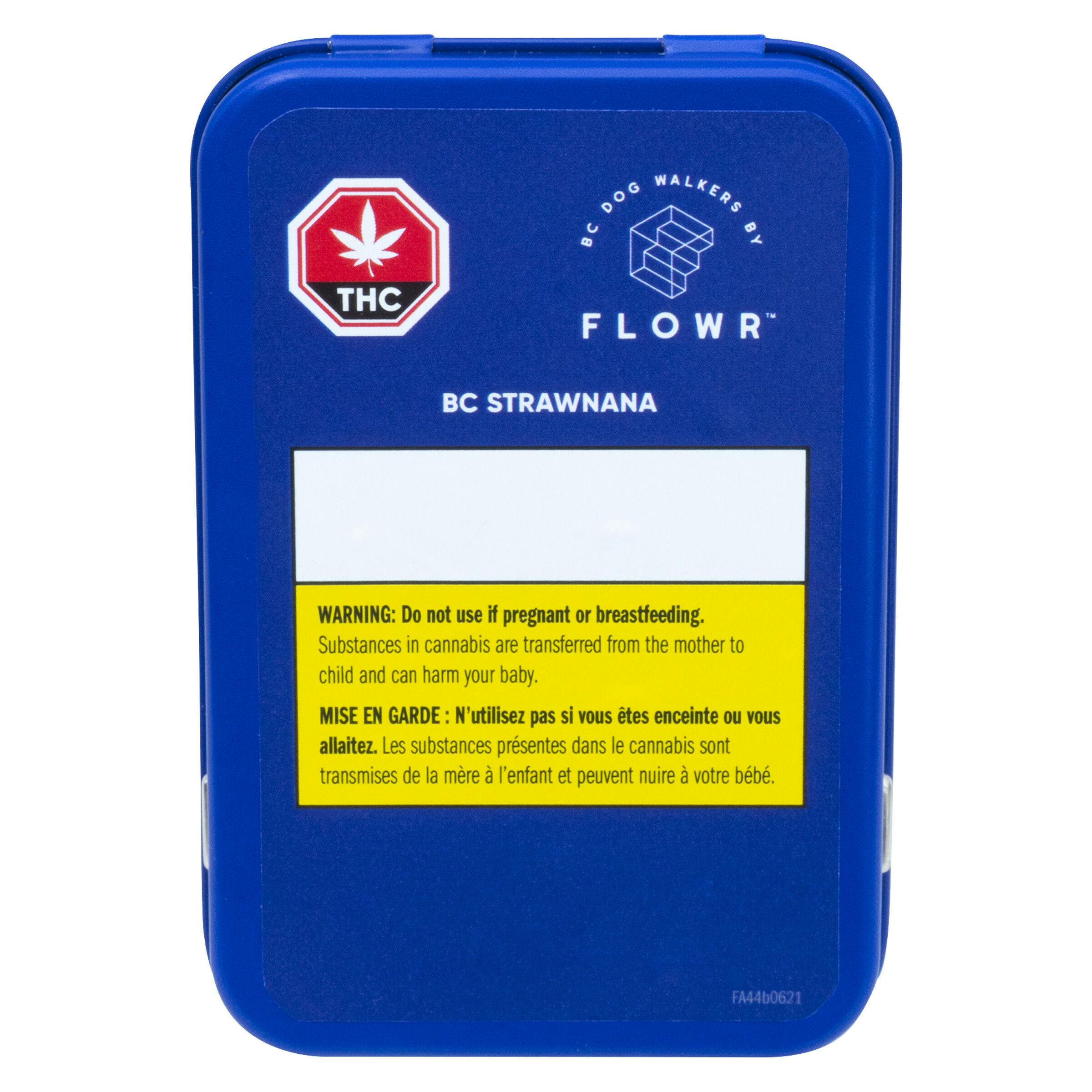 Flowr - BC Strawnana Pre-Rolls - Hybrid - 7x0.35g