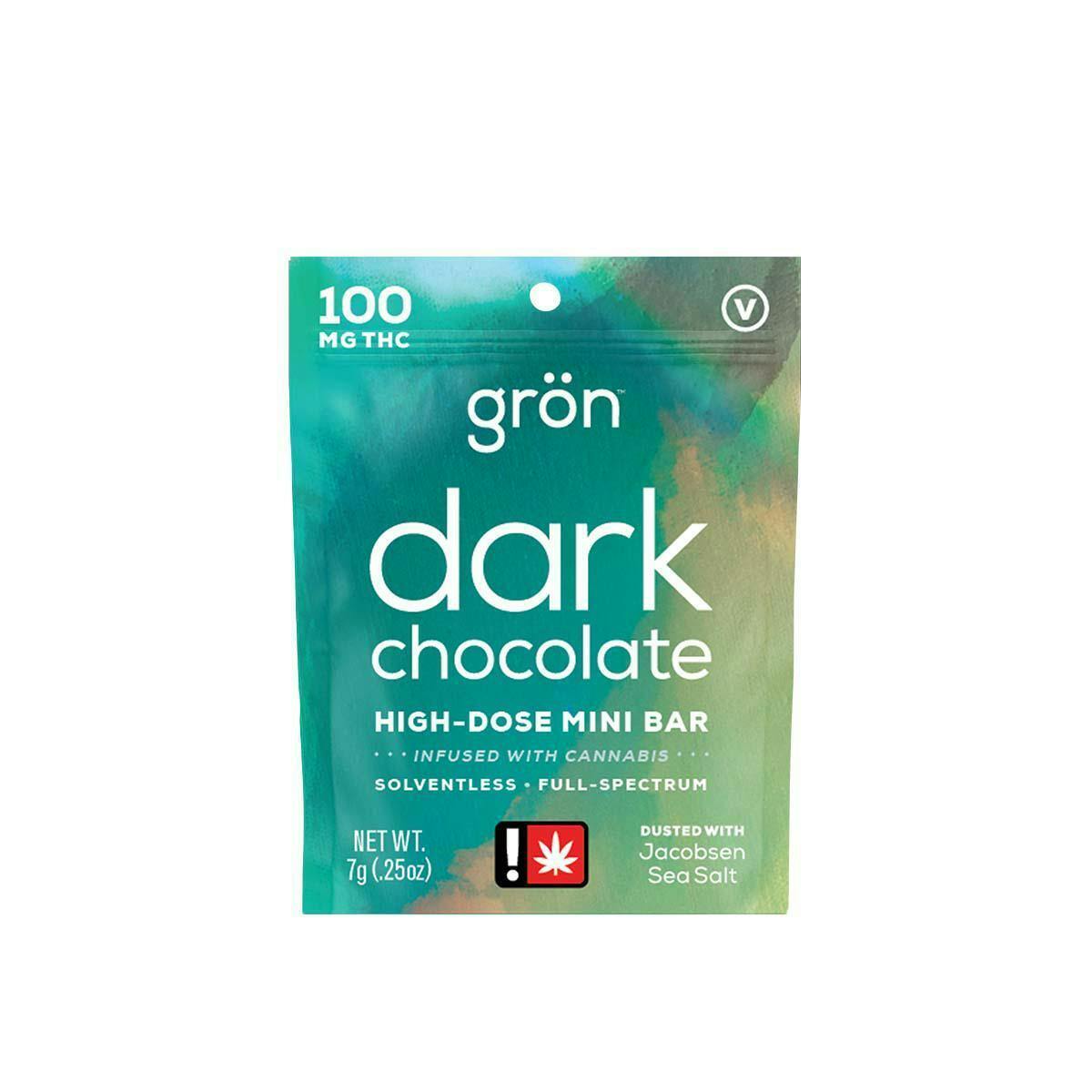 100mg Dark Chocolate High-Dose Mini Bar