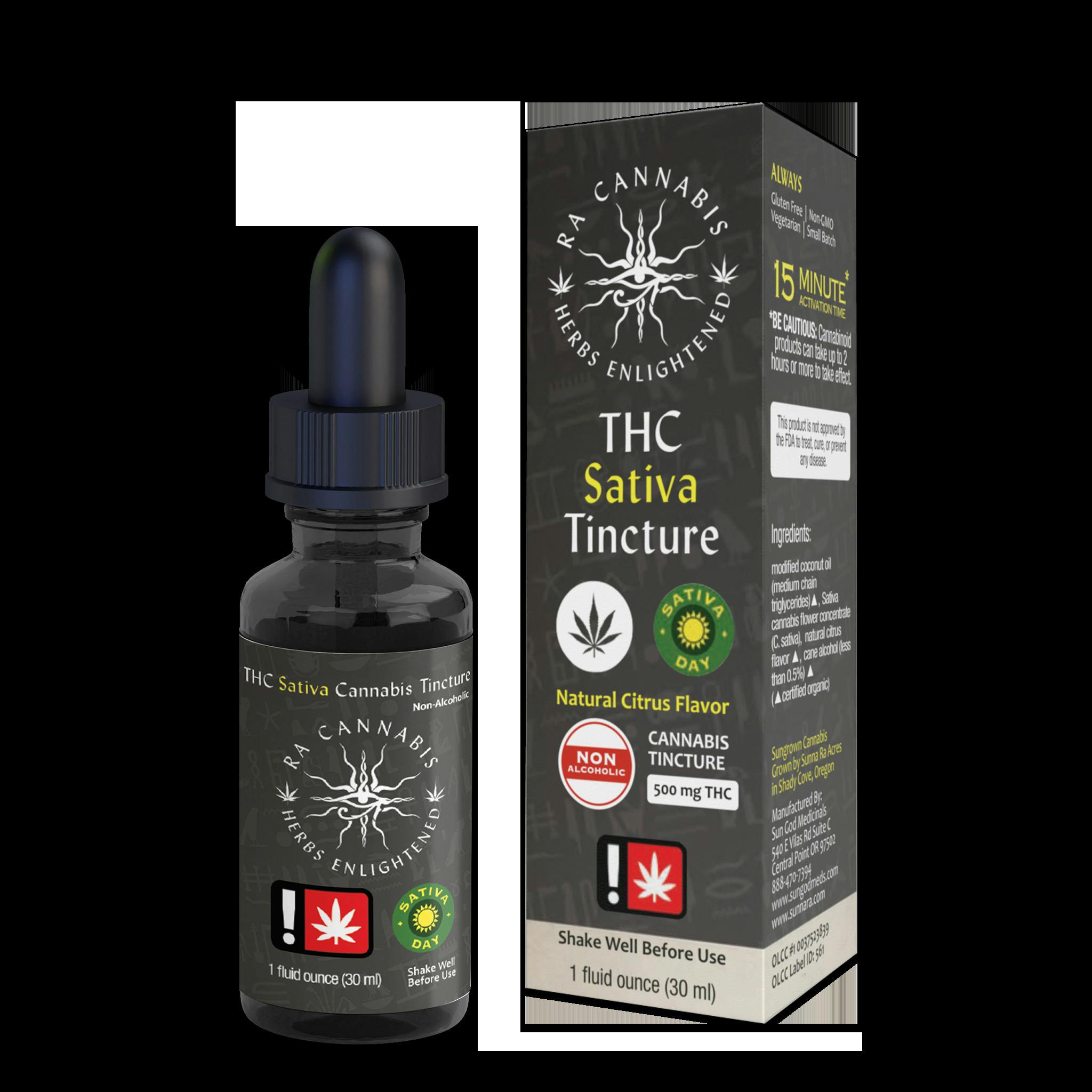Sativa Ra THC MCT Tincture
