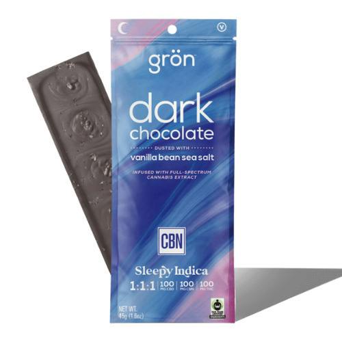 Gron - 1:1:1 CBN Vanilla Bean Dark Chocolate Bar