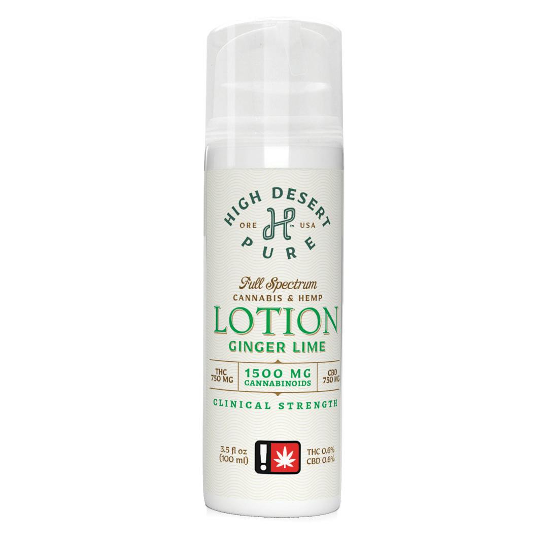 2250mg Clinical Strength Lotion Ginger Lime