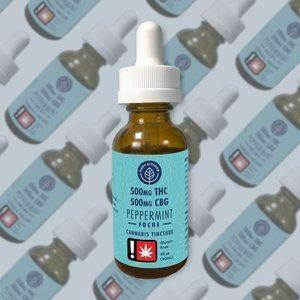 Hapy Kitchen - Focus Peppermint (1:1) THC/CBG Tincture (S)