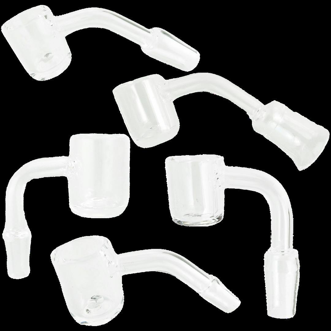 Glass - ($5) 18mm Male 90° Quartz Banger (4mm)