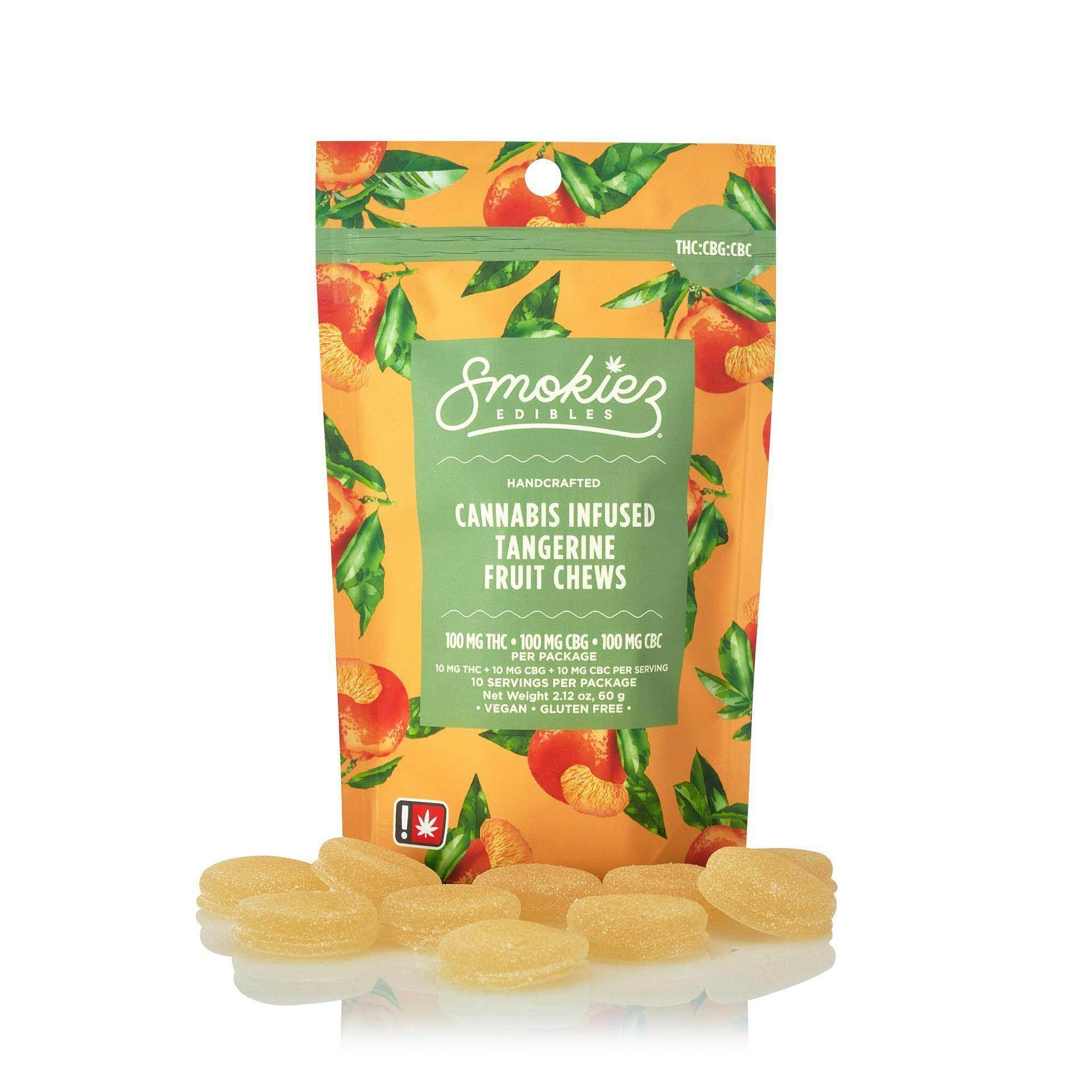 Smokiez - 1:1:1 (THC:CBG:CBC) Tangerine Gummies 10pk