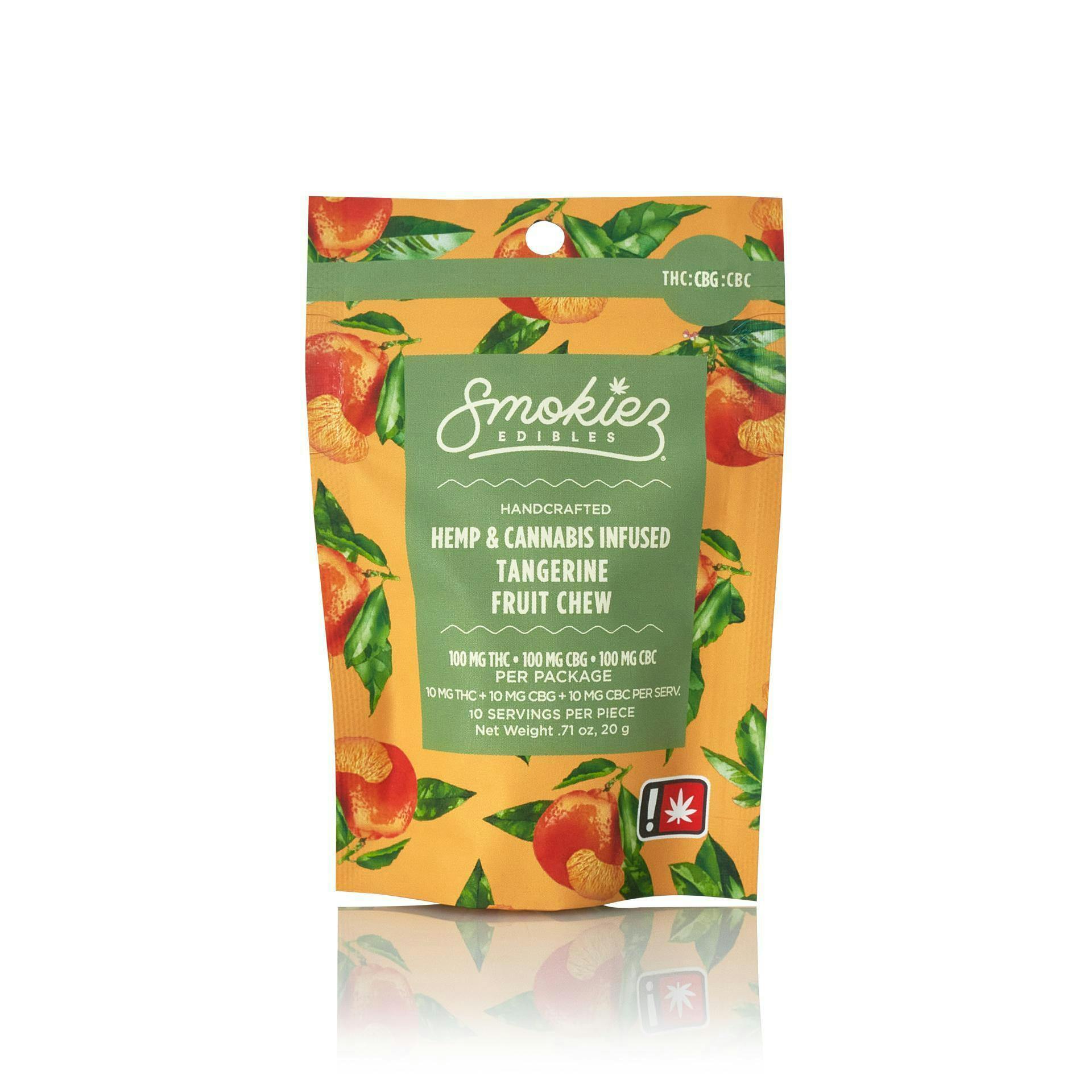 Smokiez - 1:1:1 (THC:CBG:CBC) Tangerine Gummy Single
