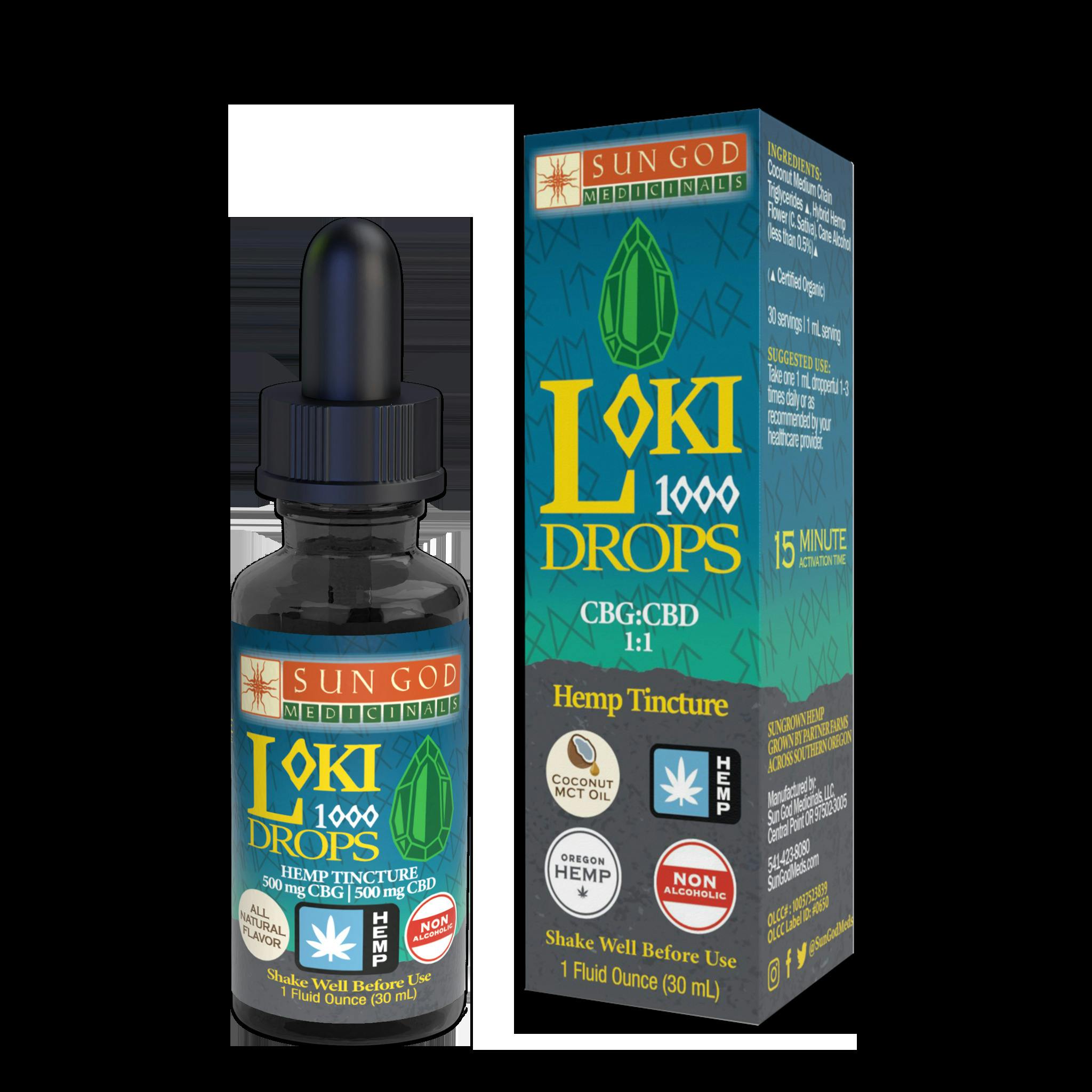 (1:1) CBG/CBD Loki MCT Tincture