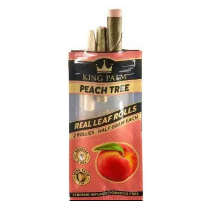 Accessory - King Palm- Peach Palm Leaf Cones 2pk Mini Rolls