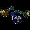 Glass - ($12) 4″ Color Spiral Glass Hand Pipe