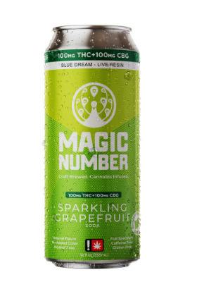 Magic Number - Grapefruit Soda 100mg 1:1 (CBG)