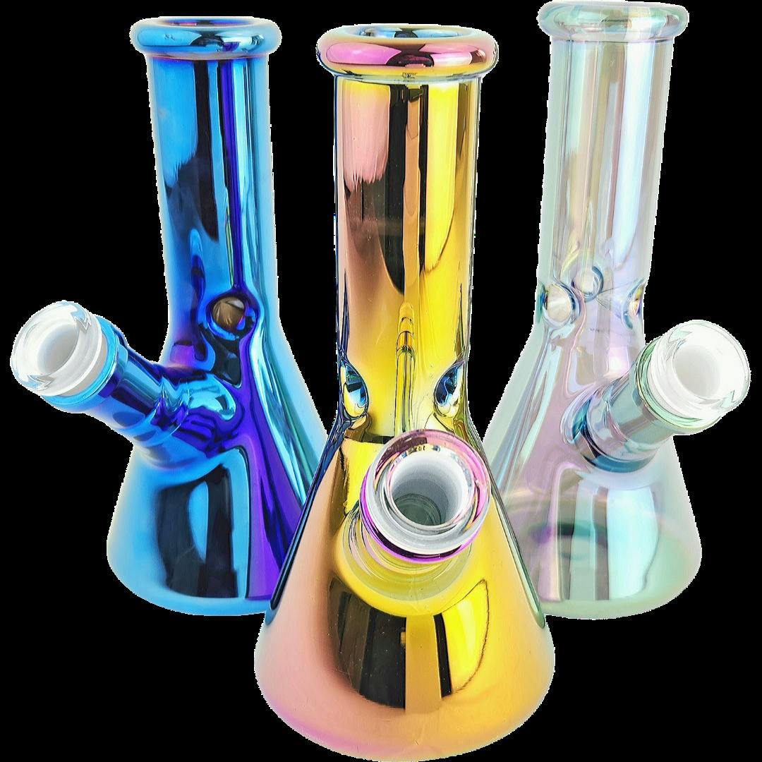 Glass - ($25) 6” Iridescent Beaker
