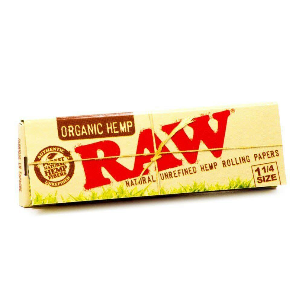 Raw 1 1/4 Organic Hemp Papers