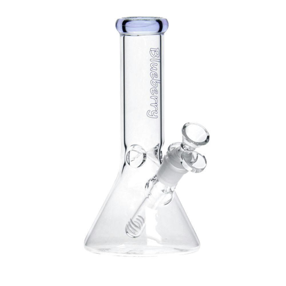 Blueberry 8" Glass Beaker Bong - Purple