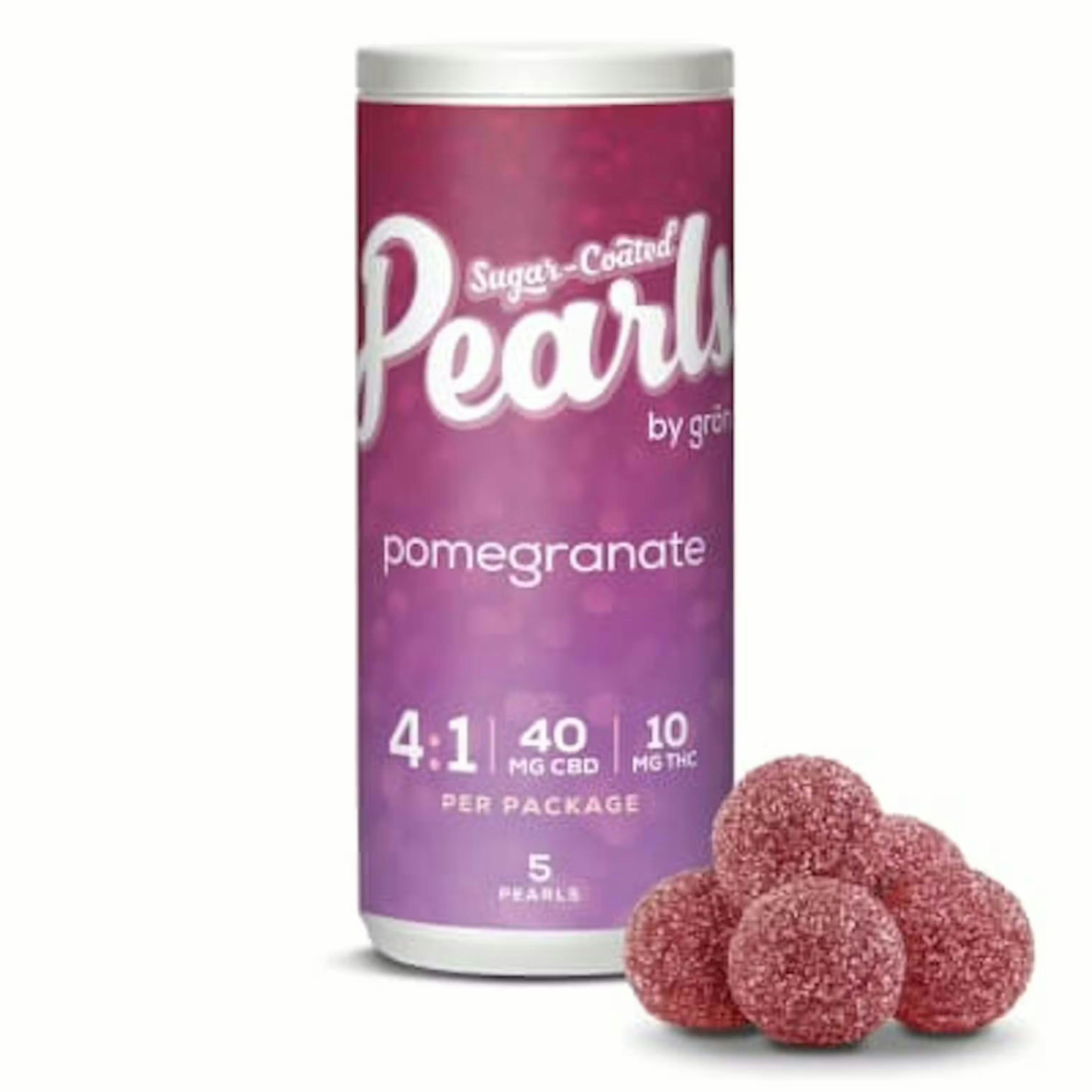 Pearls Pomegranate 4:1 CBD:THC - 5 X 2mg
