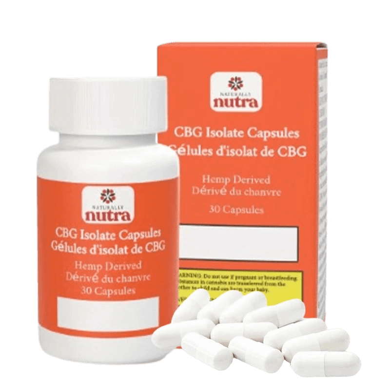 Naturally Nutra CBG Capsules 30mg - 30pk