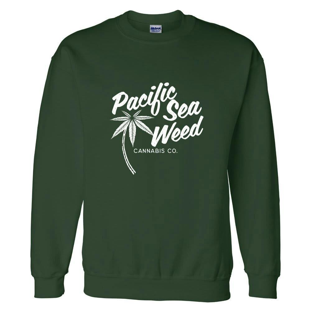 Ganja Green Crewneck Sweatshirt - M