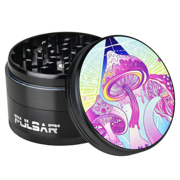 Pulsar 2.5" Melting Shrooms Metal Grinder