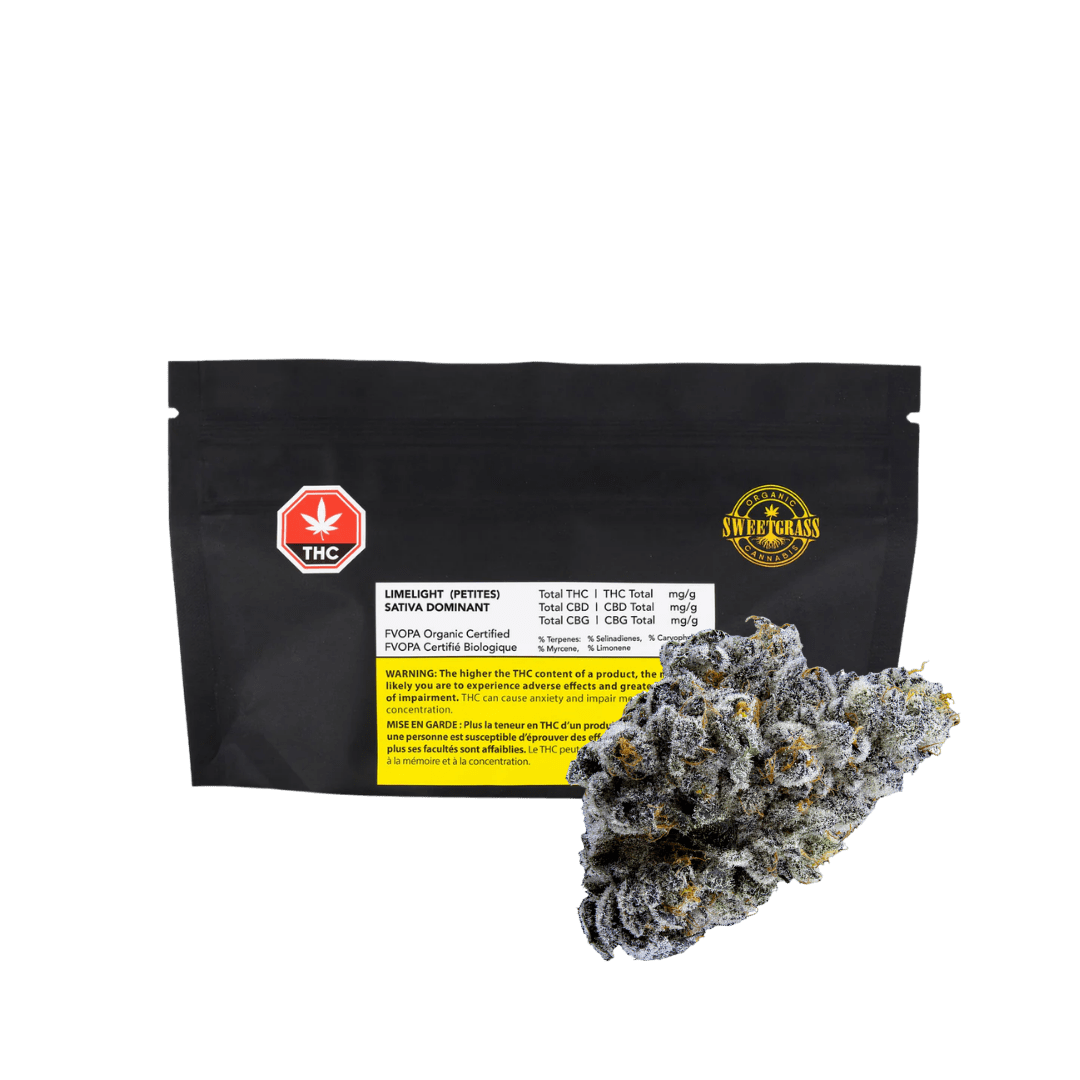 Sweetgrass Organic Cannabis Limelight Flower Petites - 14g