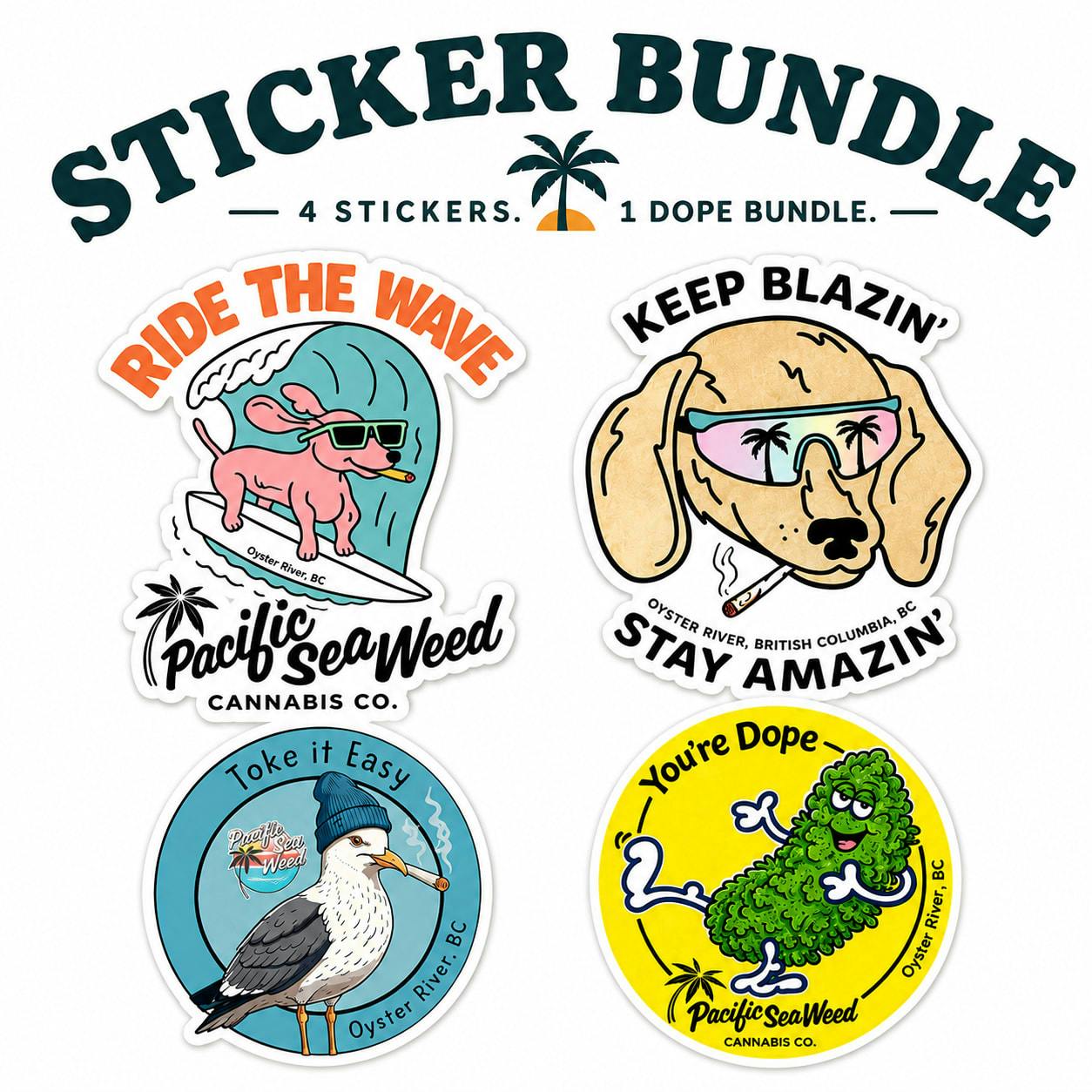 Surf, Smoke & Stickers Bundle