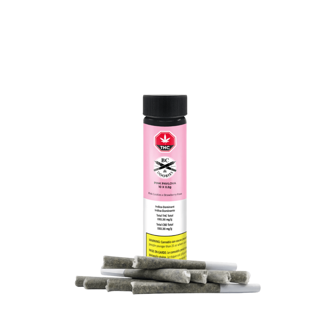 BC Doobies Pink Pavlova Pre-Rolls - 10 X 0.5g