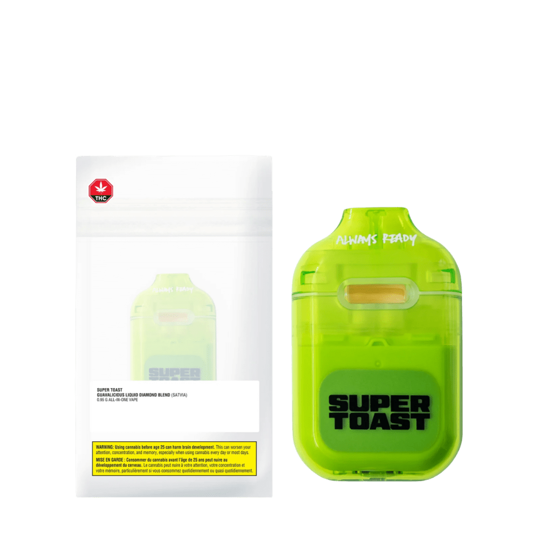 Super Toast Guavalicious Liquid Diamond AIO Vape - 0.95g
