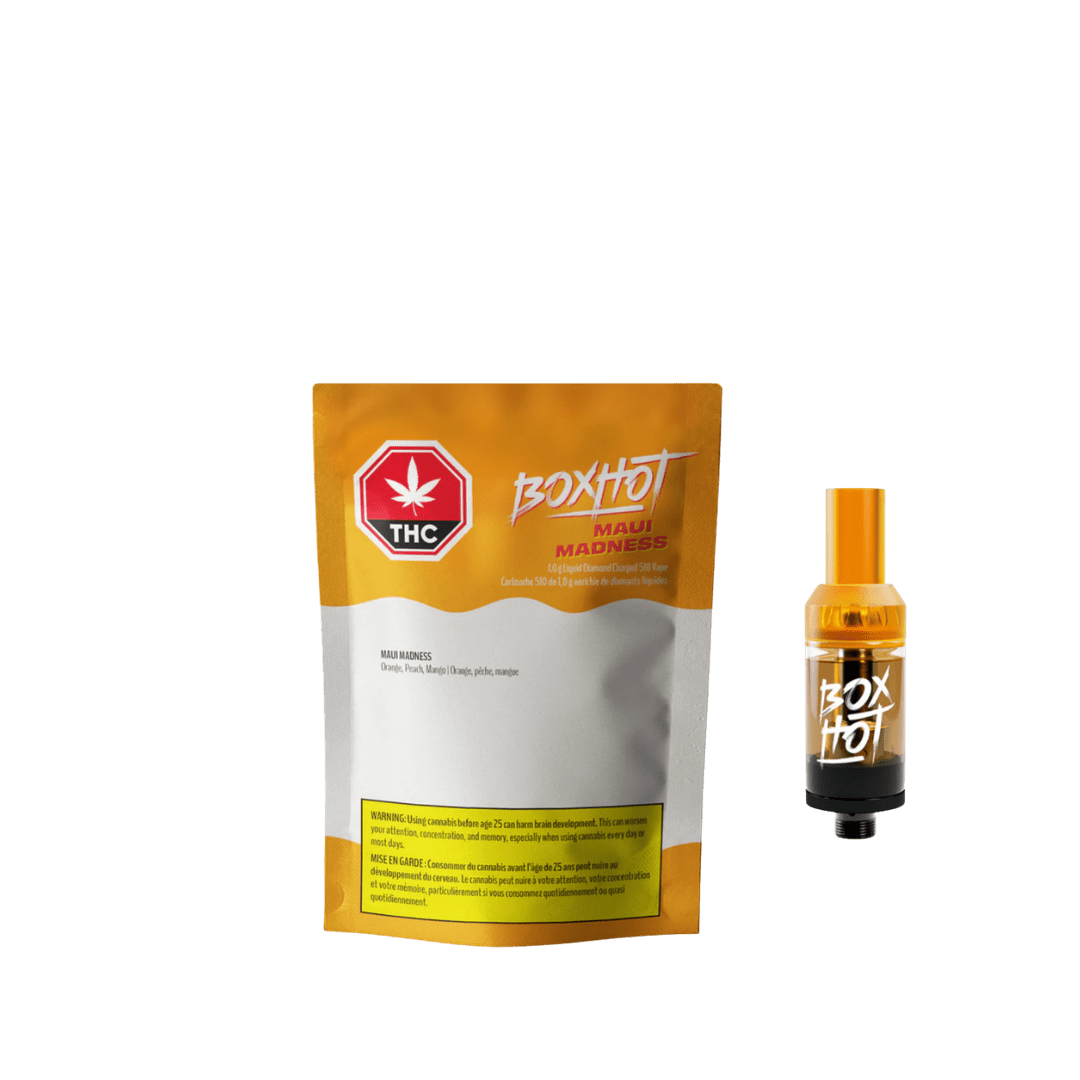 BoxHot Maui Madness Liquid Diamond Charged 510 Cartridge - 1g