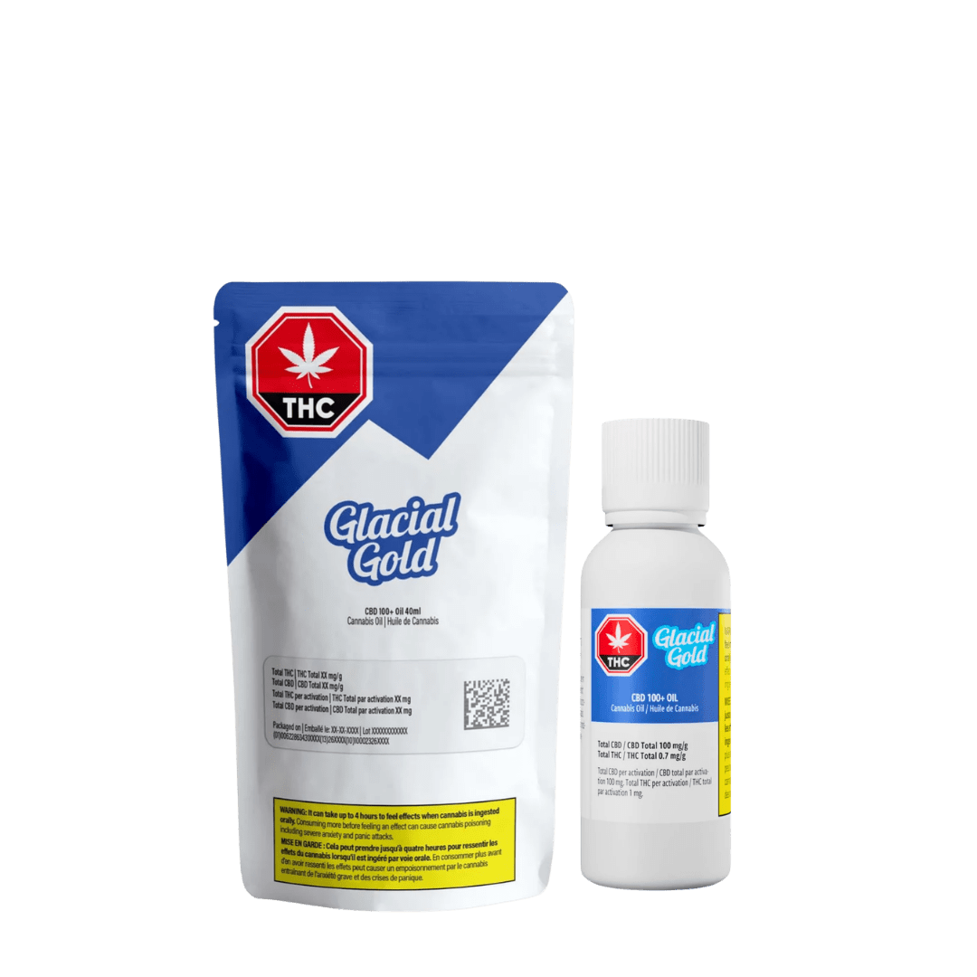 Glacial Gold CBD 100+ OIL - 100mg