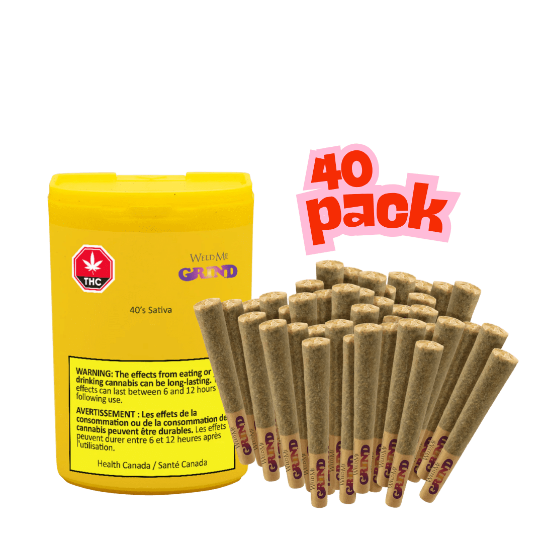 Weed Me Grind 40's Sativa Pre-Rolls - 40 X 0.5g