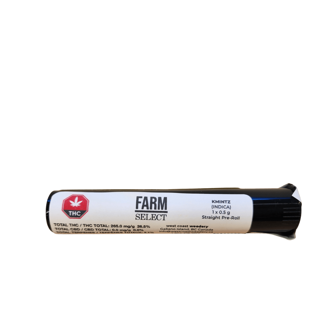 Farm Select Kmintz Pre-Rolls - 1 X 0.5g