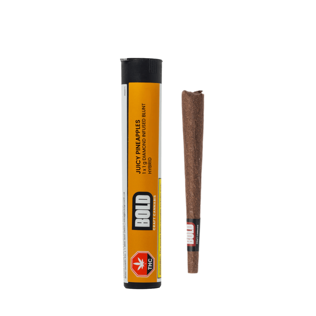 Bold Juicy Pineapples Diamond Infused Blunt - 1 X 1g