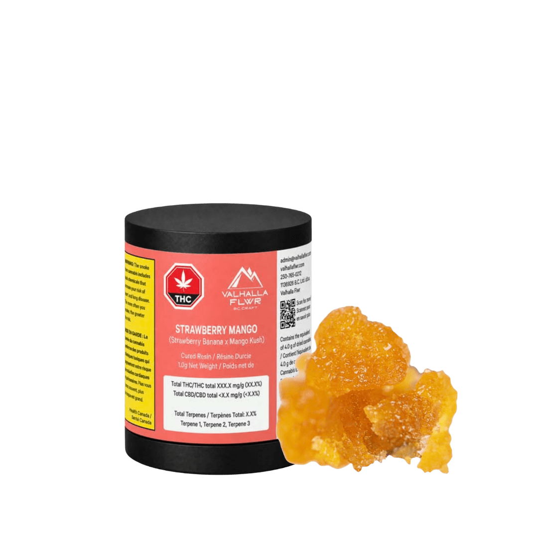 Valhalla Flwr Strawberry Mango Cured Resin - 1g