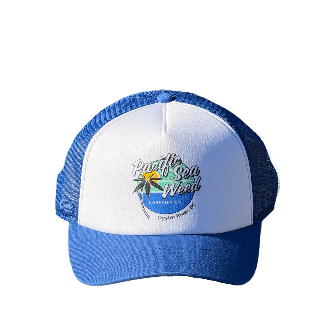 The Pacific Cruiser Trucker - Green and Blue Logo