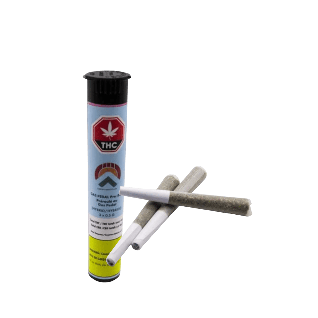 Green Mountain Health Alliance Gas Pedal Pre-Rolls - 3 X 0.5g