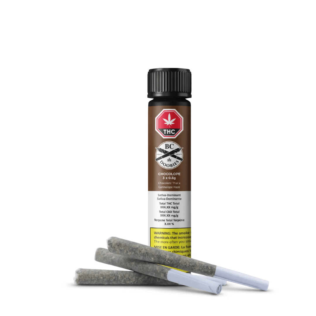 BC Doobies Chocolope Pre-Rolls - 3 X 0.5g