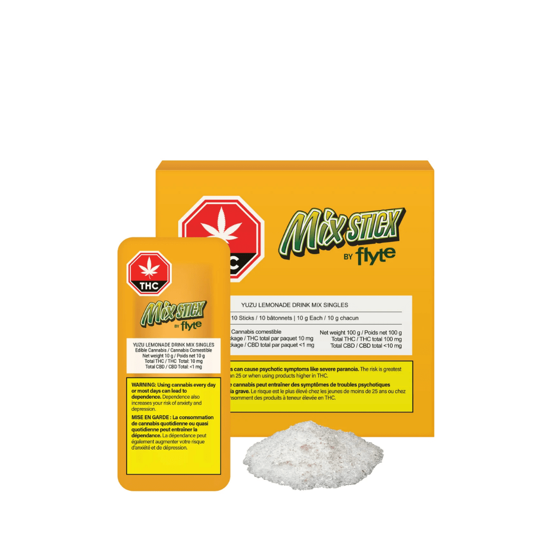 Flyte Mix Sticx Yuzu Lemonade Drink Mix Multi Pk - 10 X 10mg