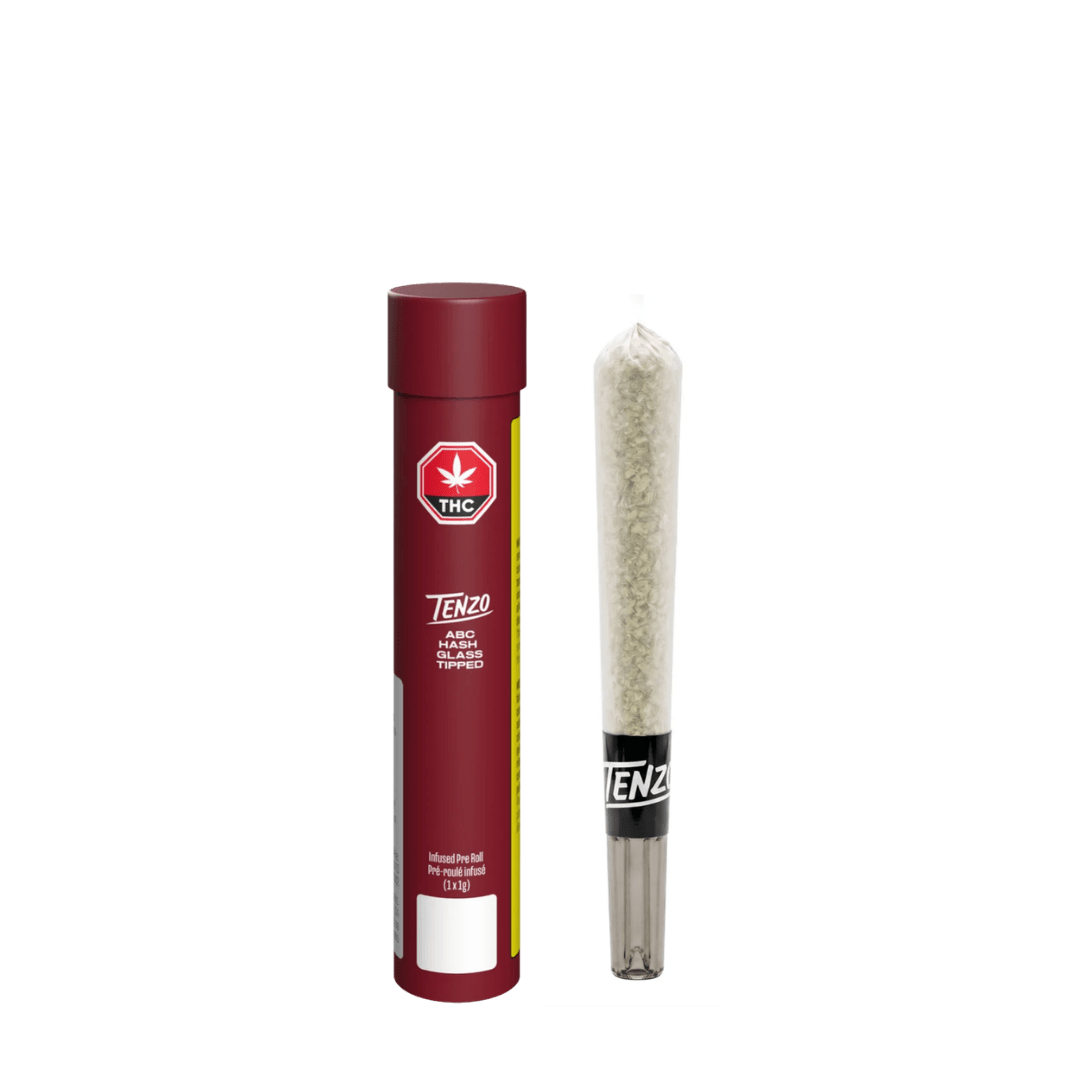 Tenzo ABC Hash Glass Tipped Infused Pre-Rolls LTO - 1 X 1g