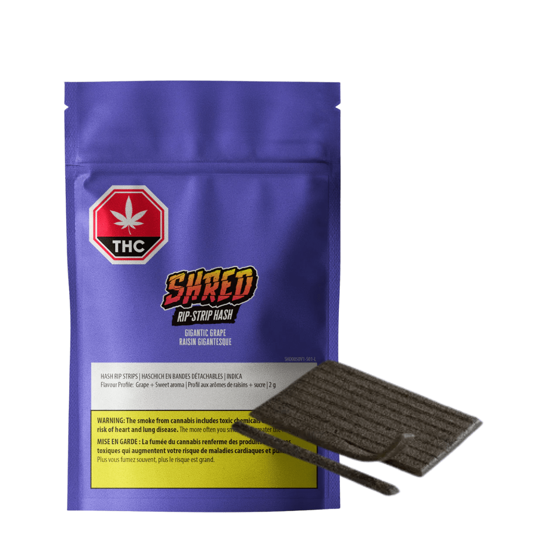 Shred Gigantic Grape Hash Rip Strips - 2g