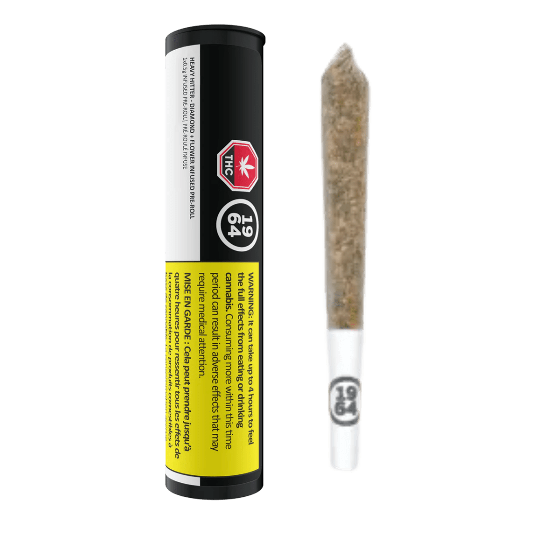 1964 Heavy Hitter Diamond + Flower Infused Pre-Roll - 1 X 0.5g