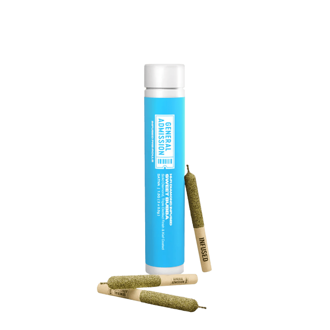 General Admission Sweet Bubba Hi-Fi Infused Pre-Rolls 3 X 0.5g