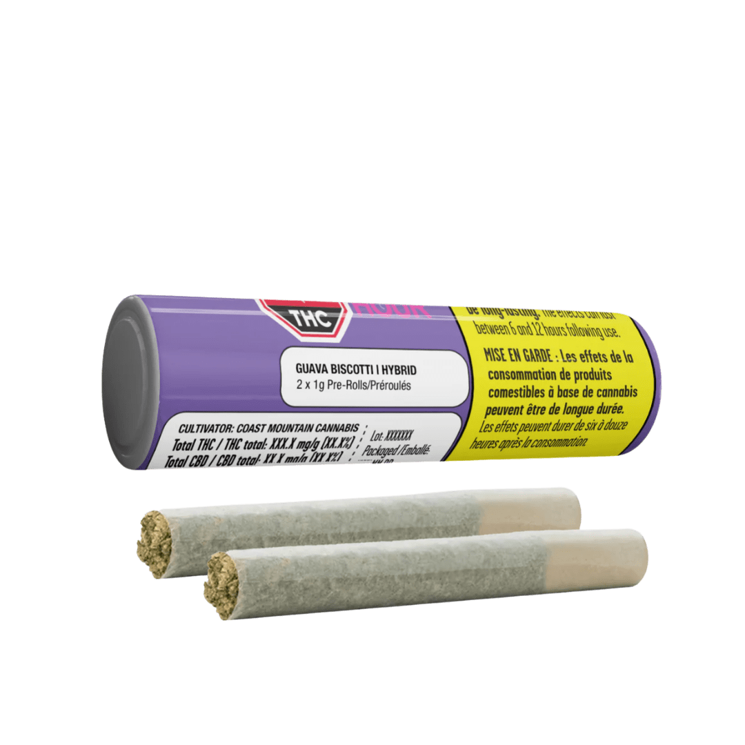 Happy Hour Guava Biscotti Pre-Rolls LTO - 2 X 1g