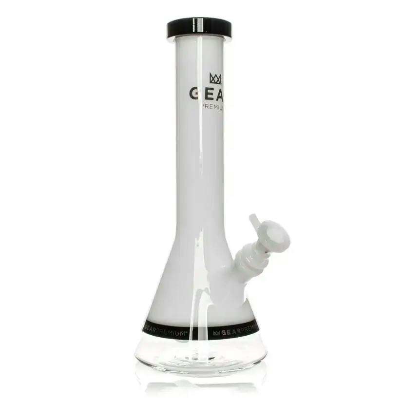 Gear Premium 12" Tuxedo Swank Bong - White w/ Black