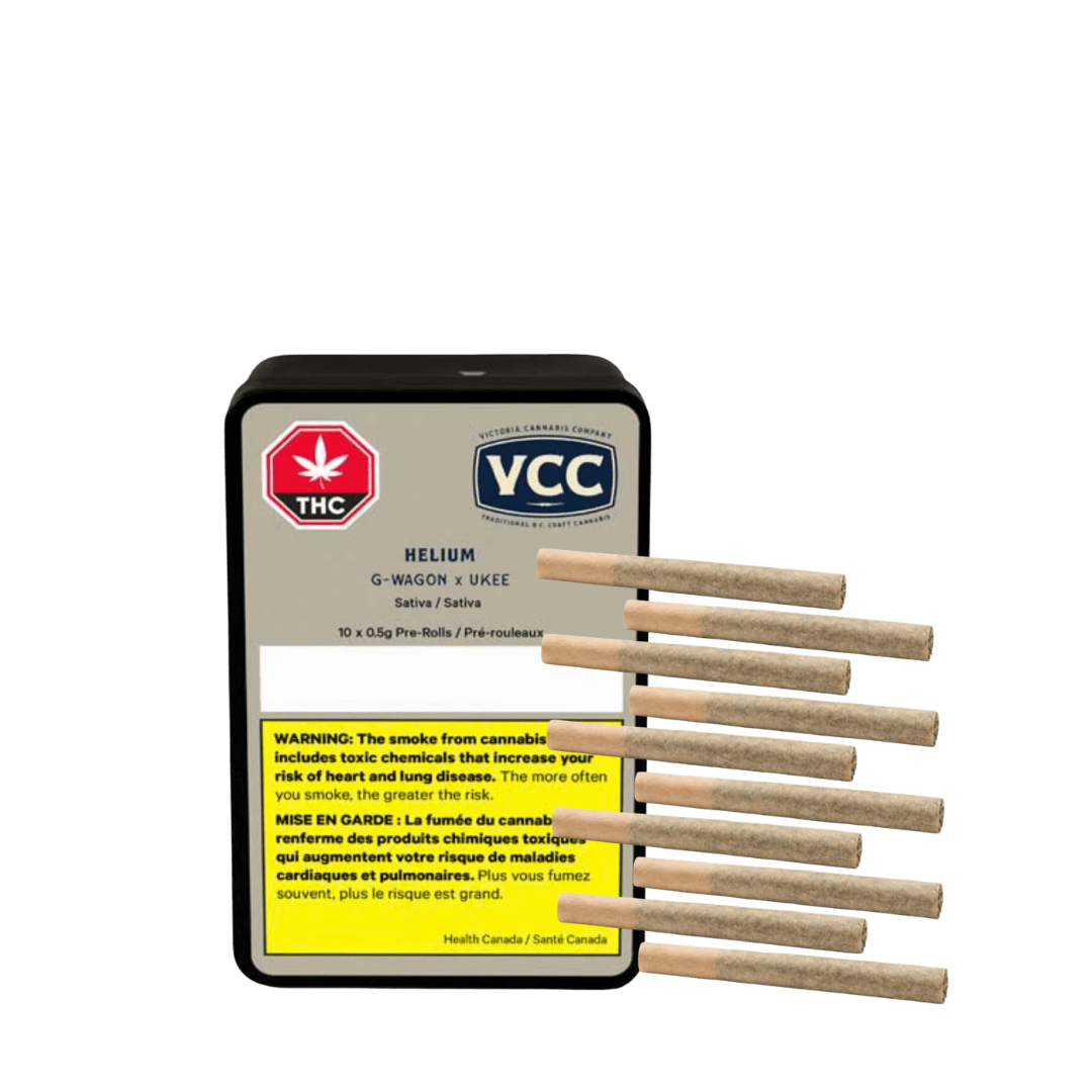 Victoria Cannabis Company Helium Pre-Rolls - 10 X 0.5g